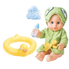 Doll Bath Baby Doll with Bathing Set - 30cm 